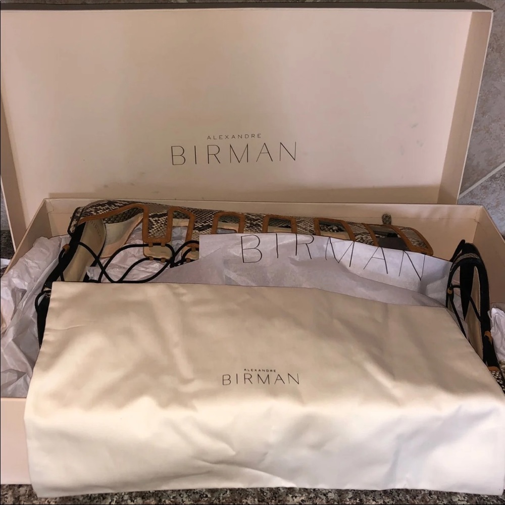 Birman Python Gladiator Sandals 37 Euc - image 8